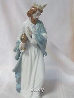 Nao By Lladro King Gaspar With Cup #12035 Brand Nib Gres Nativity X-mas Tall F/s