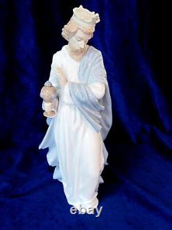 Nao By Lladro King Gaspar With Cup Nativity #412 Brand Nib Christmas Holiday F/s