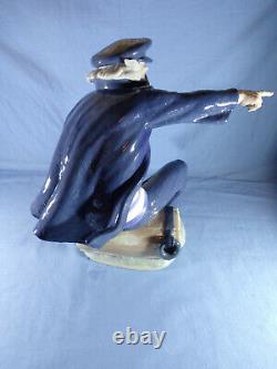 Nao By Lladro Large Figure Waiting For The Fishermen No 0699 32cm Height