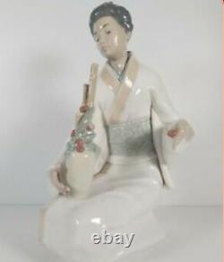 Nao By Lladro Large Rare Porcelain Geisha Girl Figure 1276 Japanese Lady