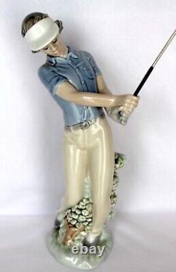 Nao By Lladro Male Golfer Fore 0451 Golf Figure