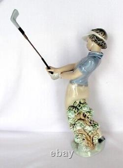 Nao By Lladro Male Golfer Fore 0451 Golf Figure