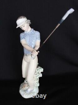 Nao By Lladro Male Golfer Fore 0451 Golf Figure