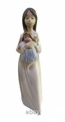 Nao By Lladro Mother And Boy Angel Figure Rare