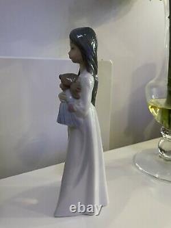 Nao By Lladro Mother And Boy Angel Figure Rare