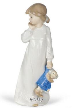 Nao By Lladro My Rag Doll #1108 Brand New In Box Little Girl Night Gown Save$ Fs