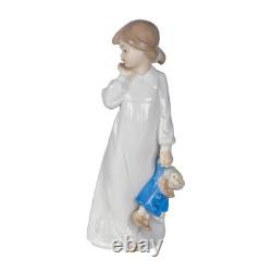 Nao By Lladro My Rag Doll #1108 Brand New In Box Little Girl Night Gown Save$ Fs