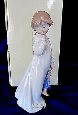 Nao By Lladro My Rag Doll #1108 Brand New In Box Little Girl Night Gown Save$ Fs
