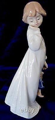 Nao By Lladro My Rag Doll #1108 Brand New In Box Little Girl Night Gown Save$ Fs