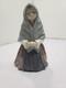 Nao By Lladro Peasant Kneeling Girl Mary Nativity Religious Lourdes Figure Rare