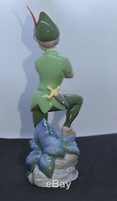 Nao By Lladro Porcelain Disney Figurine Peter Pan 02001835