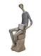 Nao By Lladro Porcelain Figure Boy Playing Accordion Handmade Spain RARE