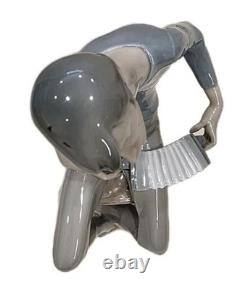 Nao By Lladro Porcelain Figure Boy Playing Accordion Handmade Spain RARE