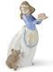 Nao By Lladro Puppy's Birthday Girl #1045 Brand Nib Cake Puppy Dog Save$ F/sh