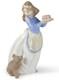 Nao By Lladro Puppy's Birthday Girl #1045 Brand Nib Cake Puppy Dog Save$ F/sh