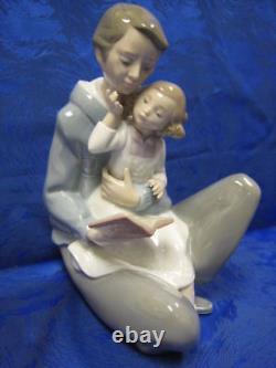 Nao By Lladro Read Me A Story #1669 Brand New In Box Father & Child Save$$ F/sh