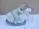 Nao By Lladro Rock Me To Sleep Boy Figurine #1476 Rocking Horse