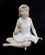 Nao By Lladro Seated Attentive Ballet Dancer Porcelain Figurine #0146 Mint