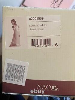Nao By Lladro Sweet Nature #1559 Lovely Figure