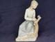 Nao By Lladro Woman Watching Butterfly Porcelain Hand Painted Very Rare