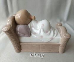 Nao Figurin Girl Cosy Dreams Lyadro Ceramic 13cm Used No5878