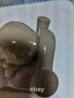 Nao Figurin Girl Cosy Dreams Lyadro Ceramic 13cm Used No5878