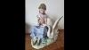 Nao Figurine Girl Swan Jr30 Porcelain Figurine Gift Ideas Medium Size Sculpture Antique Spanish
