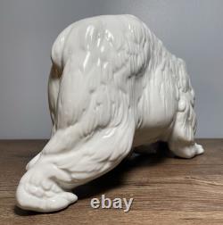 Nao LLADRO Mother Polar Bear with Cub White Porcelain Figure Large / Spain, 1985