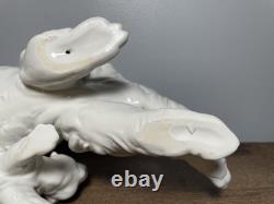 Nao LLADRO Mother Polar Bear with Cub White Porcelain Figure Large / Spain, 1985