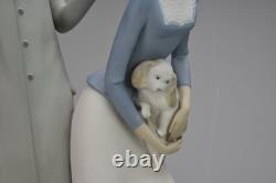 Nao Lladro 4563 Lovers Couple Puppy Matte Porcelain READ