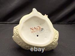 Nao Lladro Darsy Porcelain Woman Figurine Gentle Breeze Flower 1991 Handmade 10