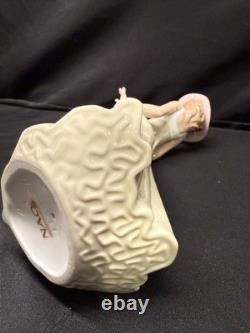 Nao Lladro Darsy Porcelain Woman Figurine Gentle Breeze Flower 1991 Handmade 10