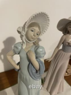 Nao Lladro Figurine Lady, Bundle 3 Figures