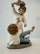 Nao Lladro Handmade Spain Figurine Vintage children pillow fighting play
