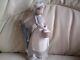 Nao Lladro Large 11.5 Figure Boy & Girl Carrying Basket. A/f See-below