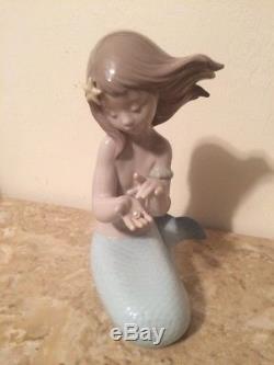 Nao Lladro Lot Of 3 Delicate Mermaid Beauties Figure Handmade In Spain GUC