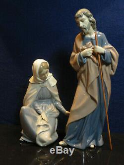 Nao Lladro Nativity Mary Joseph and Baby Jesus Pristine condition