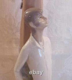 Nao Lladro Porcelain Figural Lamp 1970's Super Rare