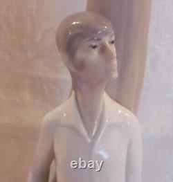 Nao Lladro Porcelain Figural Lamp 1970's Super Rare