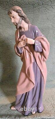 Nao Lladro San Jose 00306 Christmas Nativity Figurine High Gloss Gorgeous