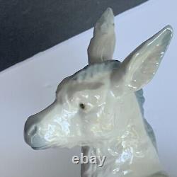 Nao Lladro Spain Donkey #310 Nativity Xmas Christmas Porcelain Figurine 5 L