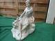 Nao Lladro Spain Porcelain Figure Woman With Hat