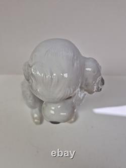 Nao Lladro Sweet Poodle Porcelain Large Firgure