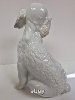 Nao Lladro Sweet Poodle Porcelain Large Firgure