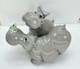 Nao Lladro lakeside Hippo in love Hand Made Spain Figurine Hippopotamus Pair