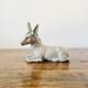 Nao Porcelain Figurine by Ladro Donkey Nativity Figurine