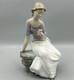 Nao Spain Spring Reflections 1392 Girl with Flower Large Figure