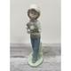 Nao by Lladro Best Buddies boy & Puppy Figurine Spain 1990 Glossy #1135 retired