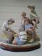 Nao by Lladro China Figure Michael's Gang, Boys Playing Cards, Children, Spain