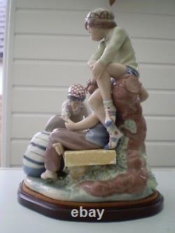 Nao by Lladro China Figure Michael's Gang, Boys Playing Cards, Children, Spain